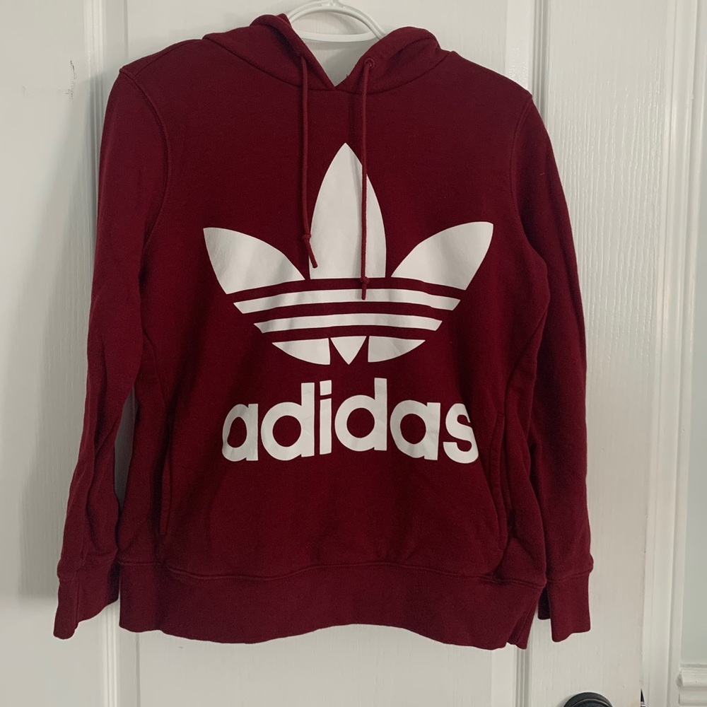 Red Adidas Hoodie